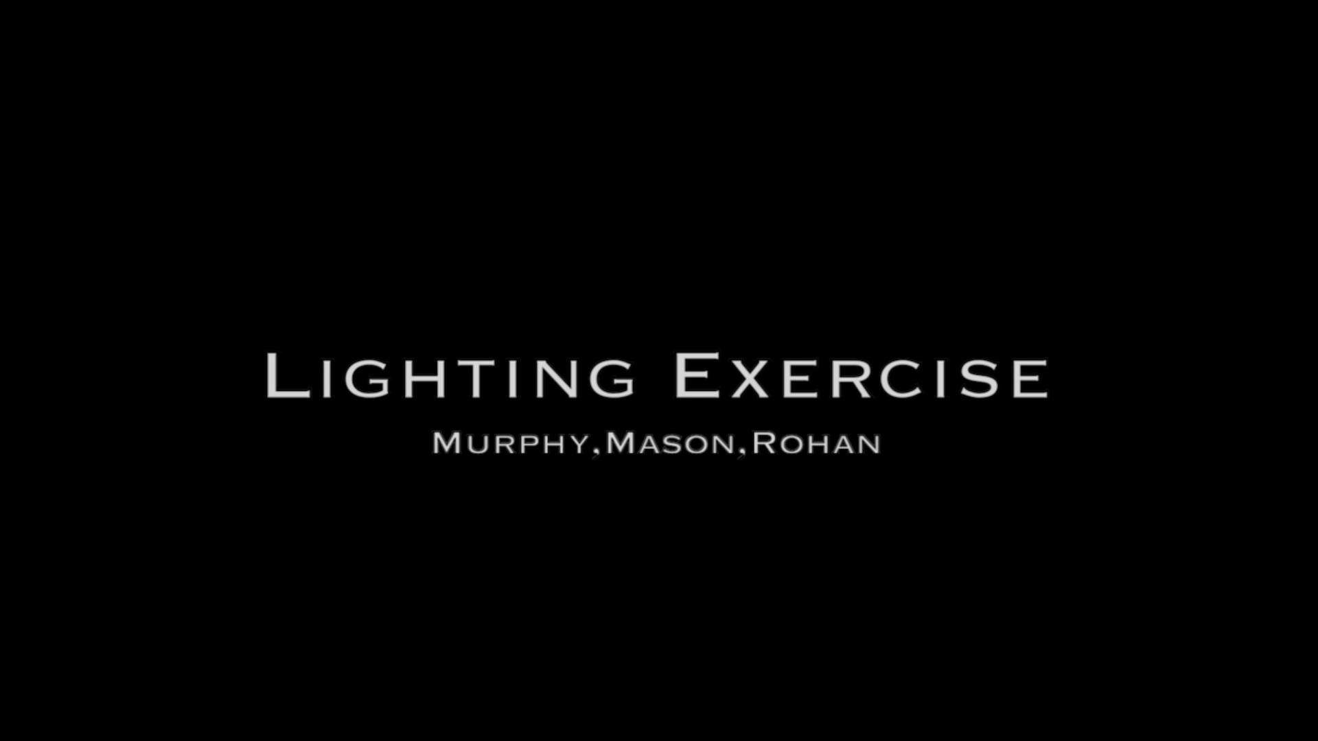 Lighting Exercise